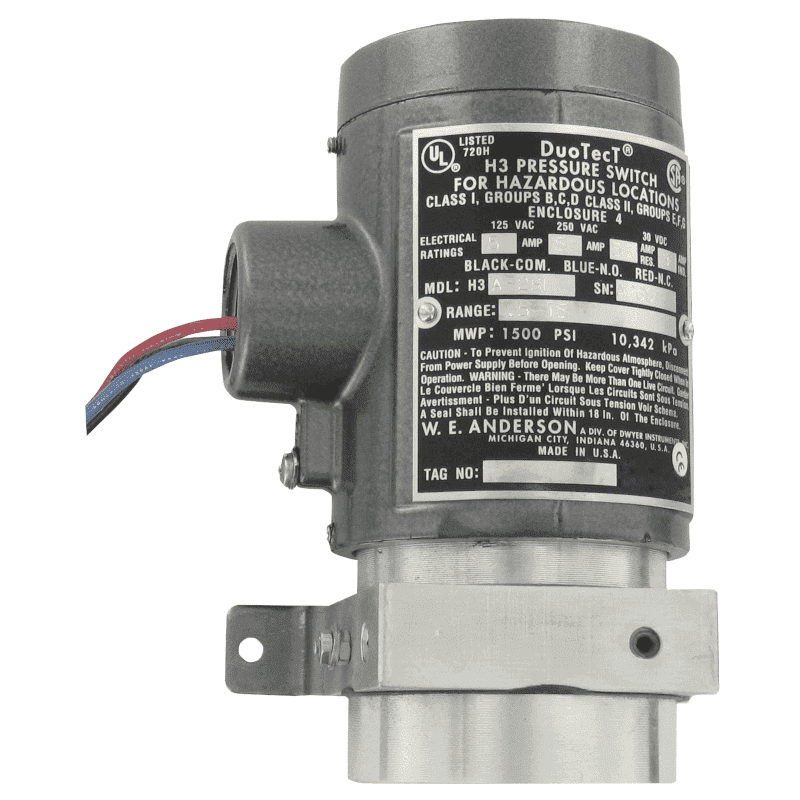 Image de Dwyer pressostat différentiel ATEX série H3